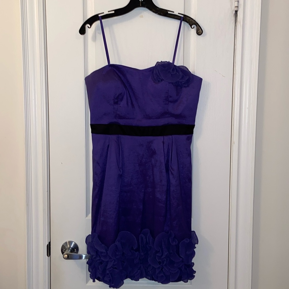 Women purple dress